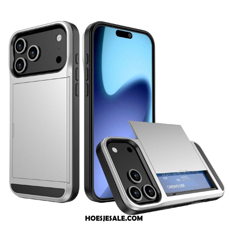 Hoesje iPhone 17 Pro Max Schuifbare Kaarthouder