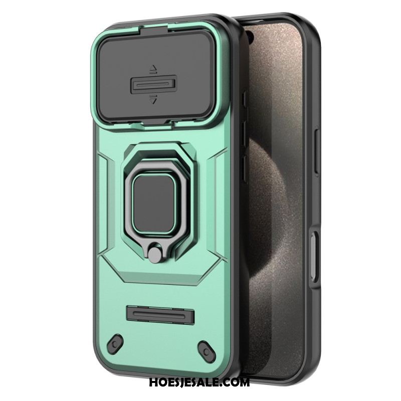 Hoesje iPhone 17 Pro Ringcase Met Lensbeschermer