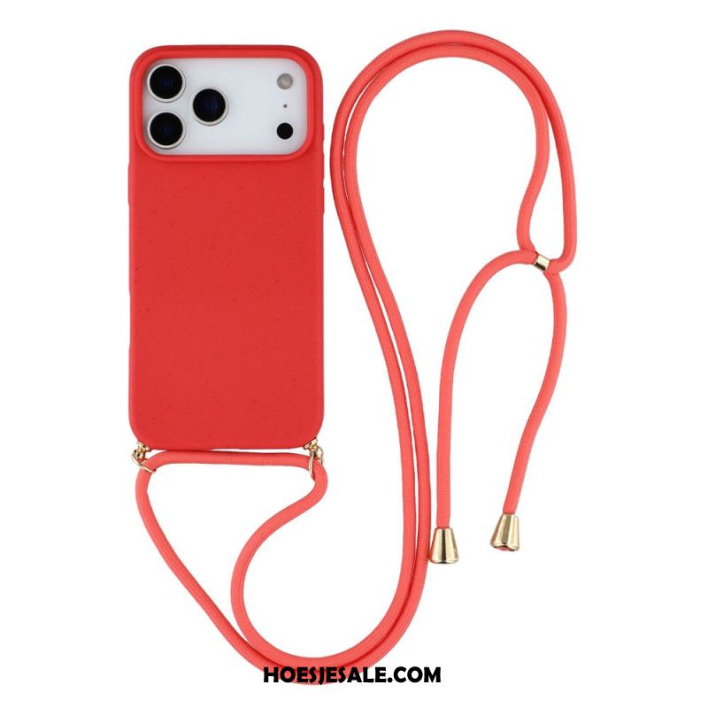 Hoesje iPhone 17 Pro Siliconenkoord