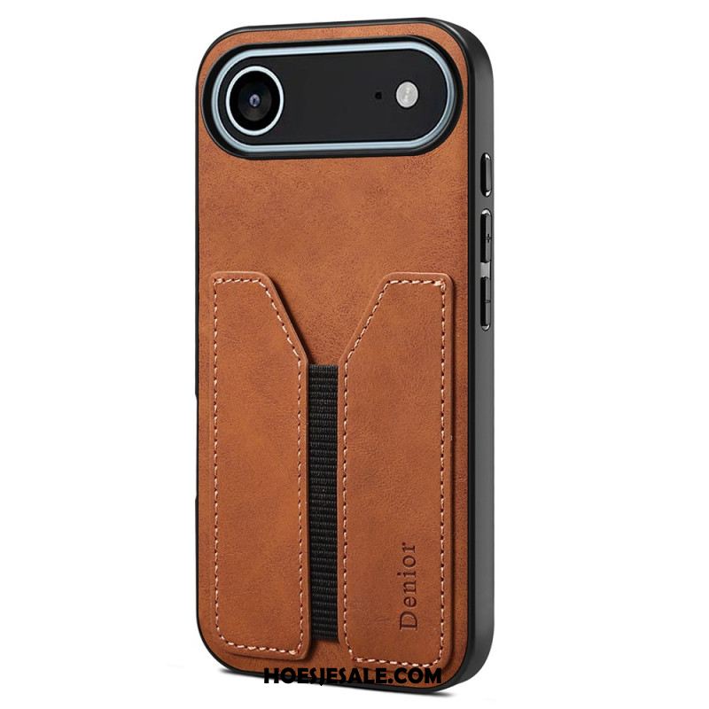 Hoesje iPhone Air Denior Elastische Kaarthouder Bescherming Hoesje