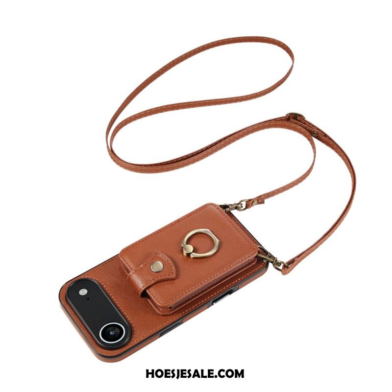 Hoesje iPhone Air Kaarthouder En Polsband