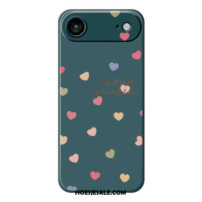 Hoesje iPhone Air Kleurrijke Harten