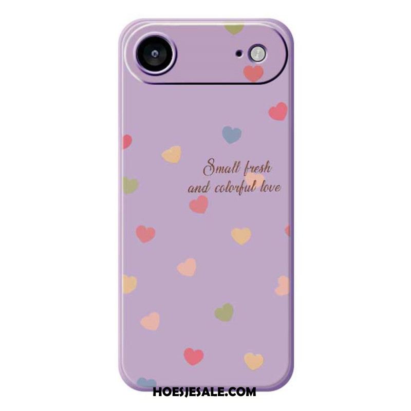 Hoesje iPhone Air Kleurrijke Harten