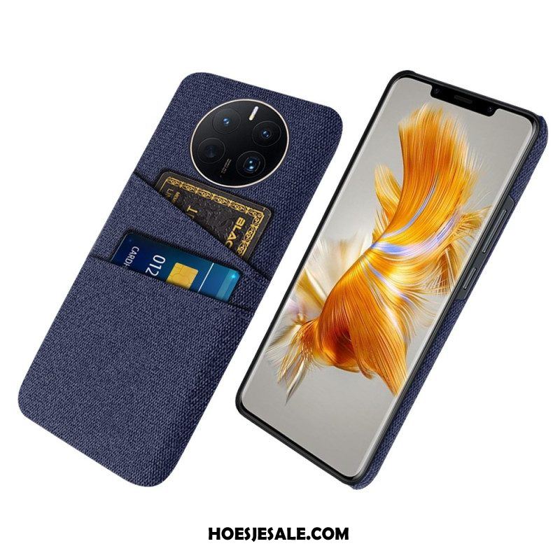 Hoesje voor Huawei Mate 50 Pro Doek Voor Kaarthouders