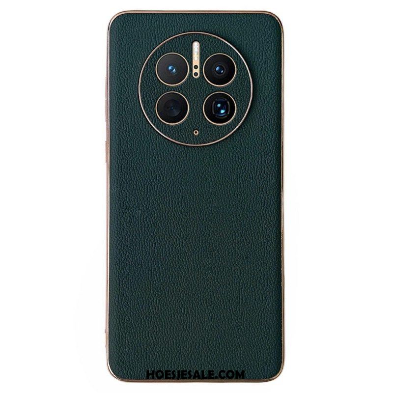 Hoesje voor Huawei Mate 50 Pro Echt Lederen Elegantie