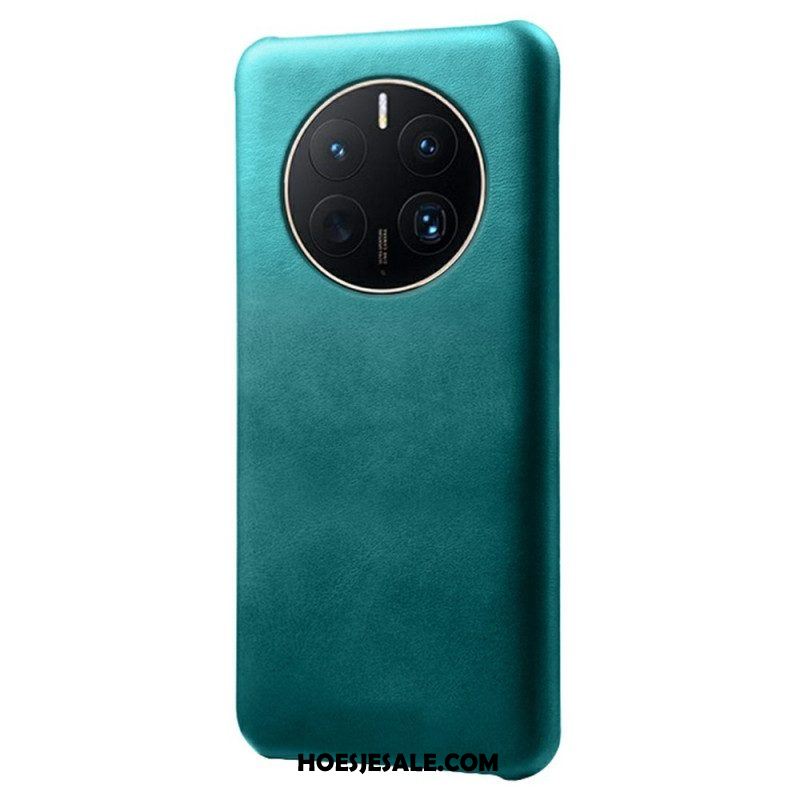 Hoesje voor Huawei Mate 50 Pro Leer-effect