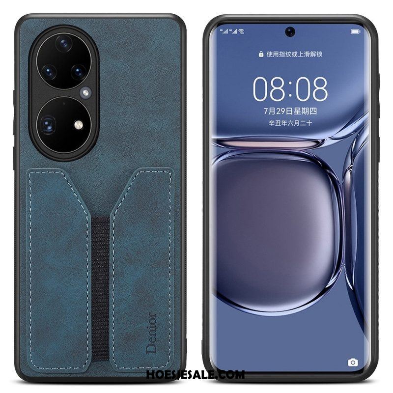 Hoesje voor Huawei P50 Pro Denior Elastische Kaarthouder