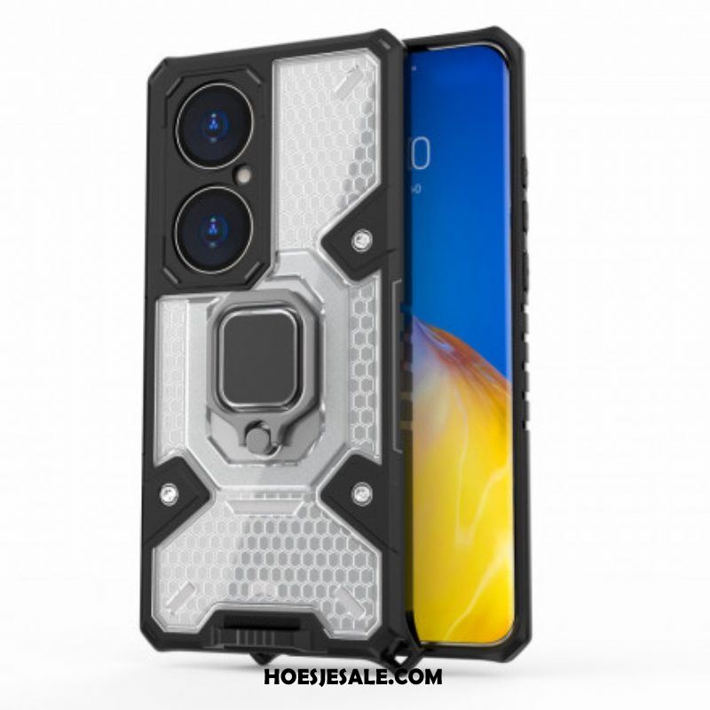 Hoesje voor Huawei P50 Pro Honingraatbestendige Hybride