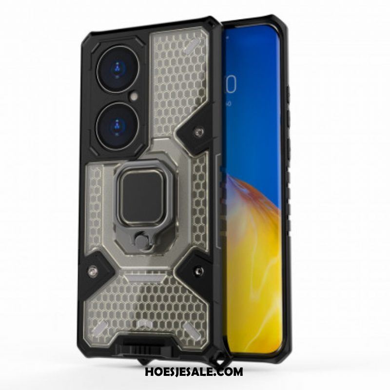 Hoesje voor Huawei P50 Pro Honingraatbestendige Hybride