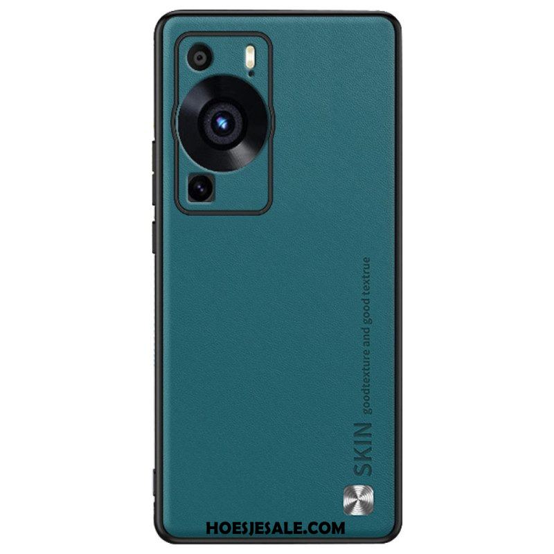 Hoesje voor Huawei P60 Pro Kunstleer Huid