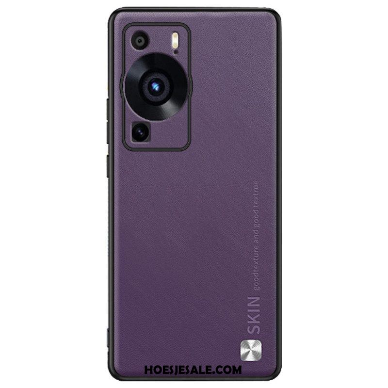 Hoesje voor Huawei P60 Pro Kunstleer Huid
