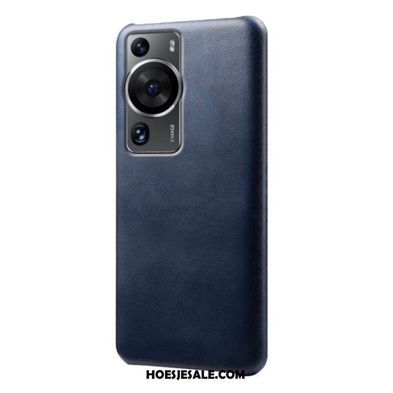 Hoesje voor Huawei P60 Pro Ledereffect