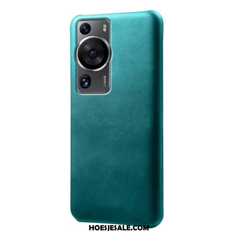 Hoesje voor Huawei P60 Pro Ledereffect