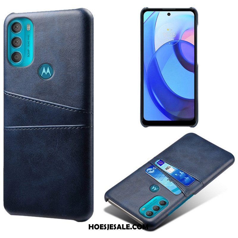 Hoesje voor Moto G71 5G Ksq-kaarthouder