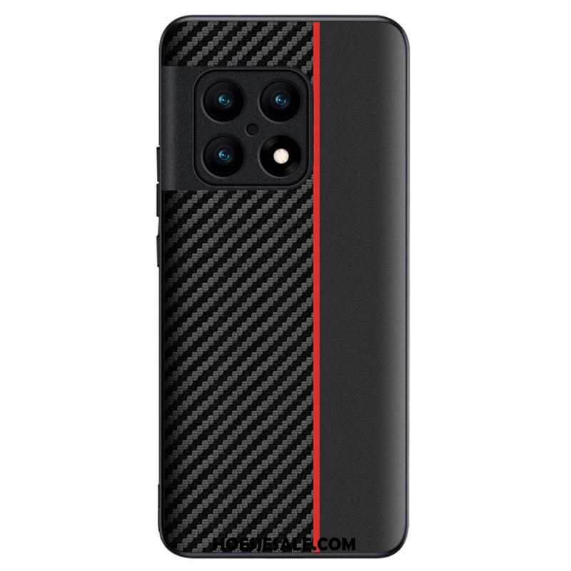 Hoesje voor OnePlus 10 Pro 5G Dunne Koolstofvezel