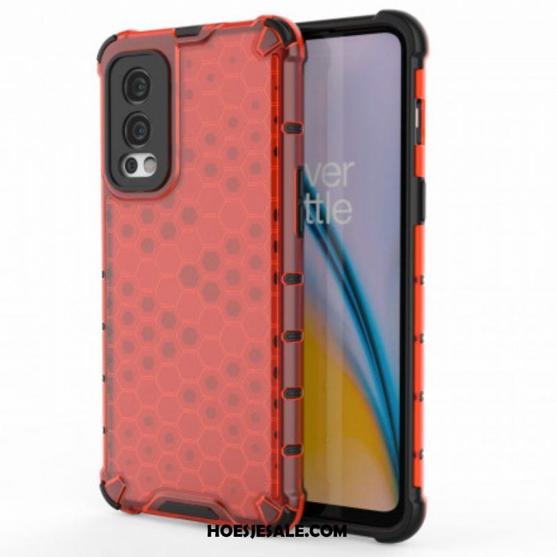 Hoesje voor OnePlus Nord 2 5G Honingraatstijl