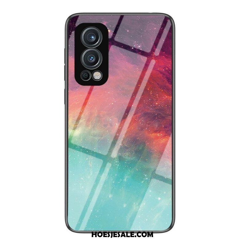 Hoesje voor OnePlus Nord 2 5G Schoonheid Gehard Glas