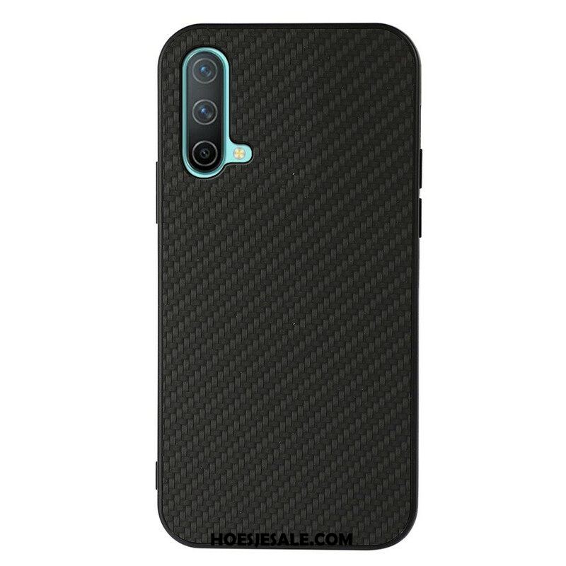 Hoesje voor OnePlus Nord CE 5G Koolstofvezel Kleur