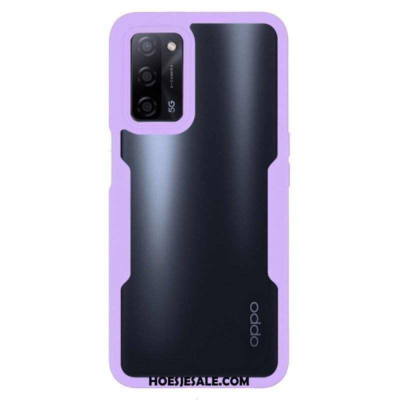 Hoesje voor Oppo A16 / A16s Schuine Rand Hybride