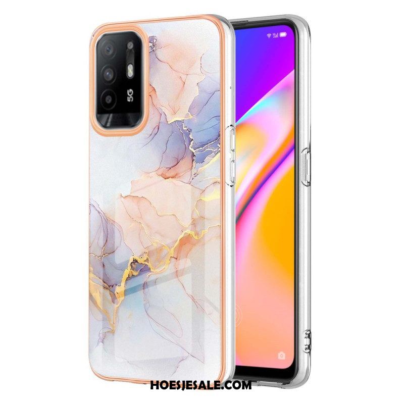 Hoesje voor Oppo A94 5G Pastel Marmer