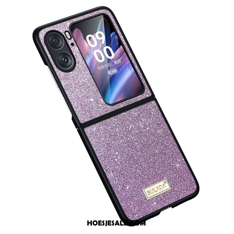 Hoesje voor Oppo Find N2 Flip Folio-hoesje Sulada-pailletten