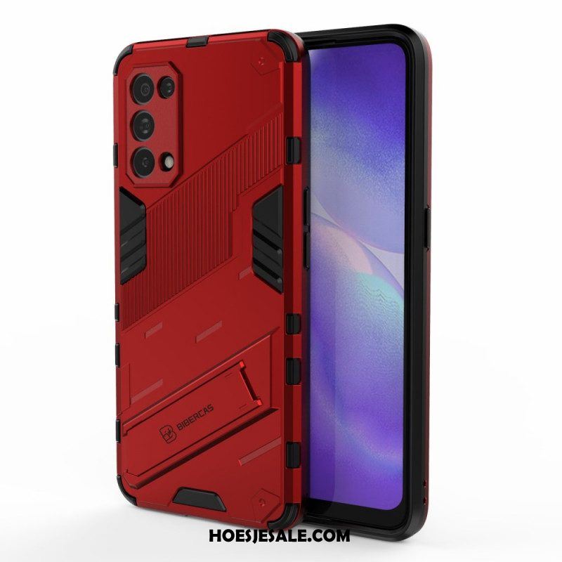 Hoesje voor Oppo Find X3 Lite Handsfree Afneembare Standaard Met Twee Standen