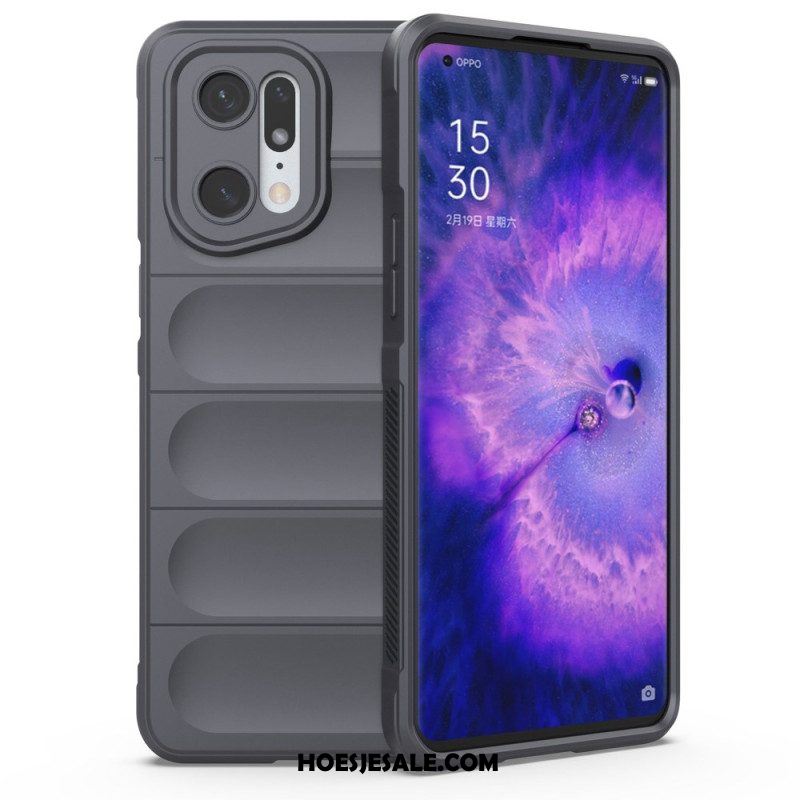 Hoesje voor Oppo Find X5 Pro Antislip