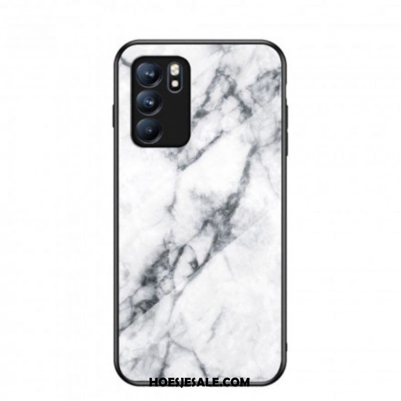 Hoesje voor Oppo Reno 6 5G Premium Kleuren Gehard Glas