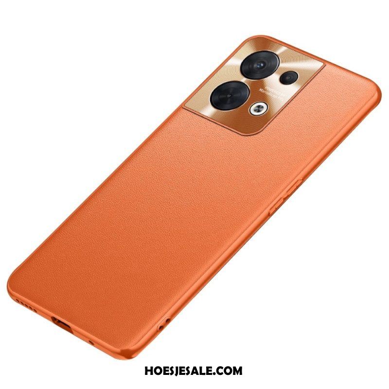 Hoesje voor Oppo Reno 8 Premium Kunstleer