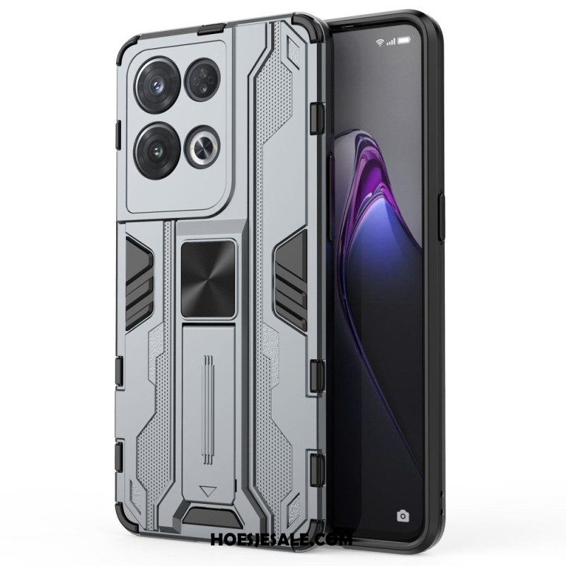 Hoesje voor Oppo Reno 8 Pro Verticale En Horizontale Verwijderbare Steun