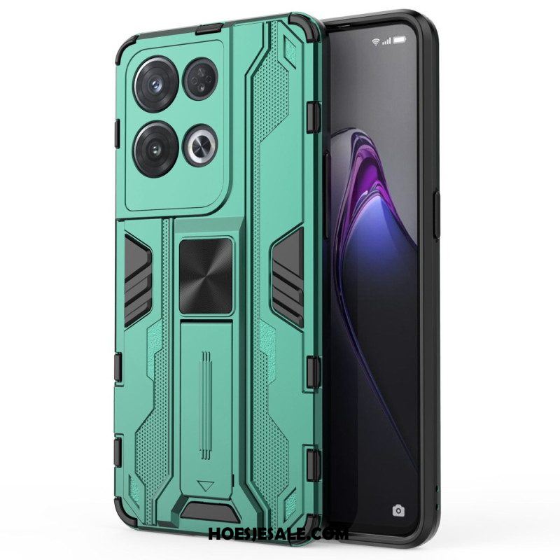 Hoesje voor Oppo Reno 8 Pro Verticale En Horizontale Verwijderbare Steun