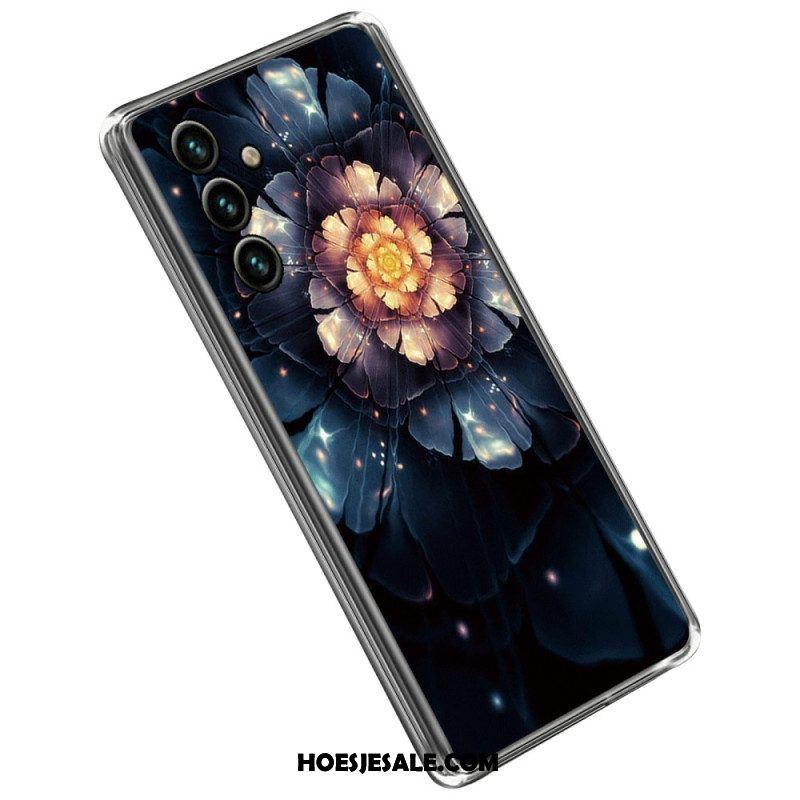 Hoesje voor Samsung Galaxy A14 / A14 5G Band Van Stof En Leereffect