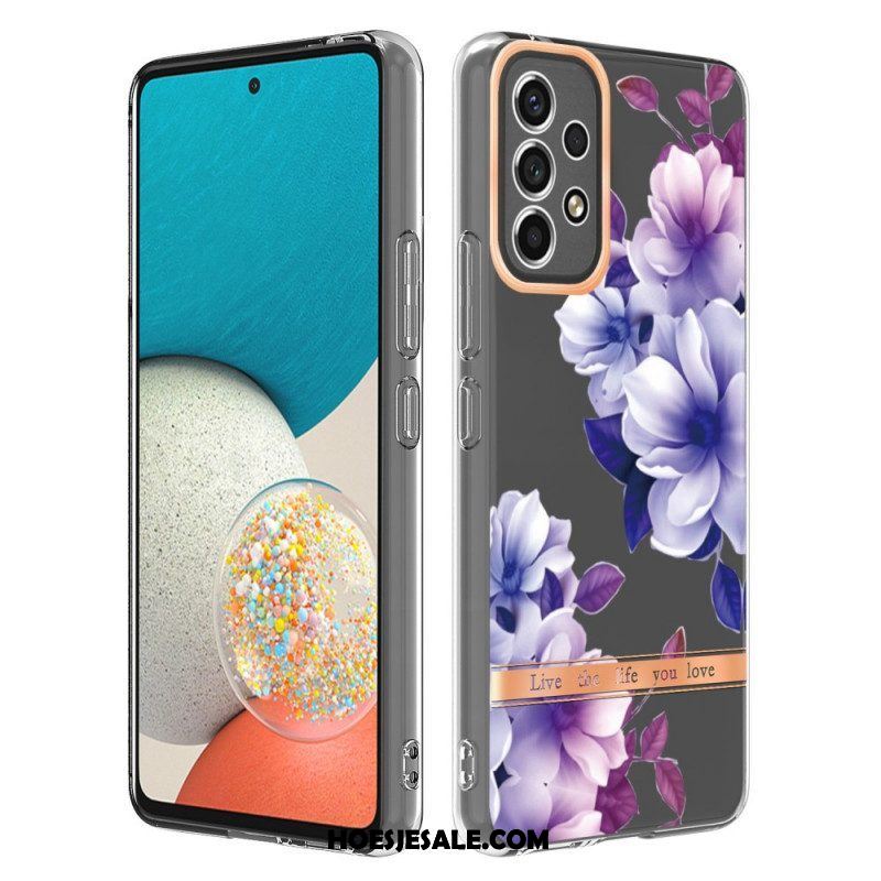 Hoesje voor Samsung Galaxy A53 5G Naadloze Bloemen