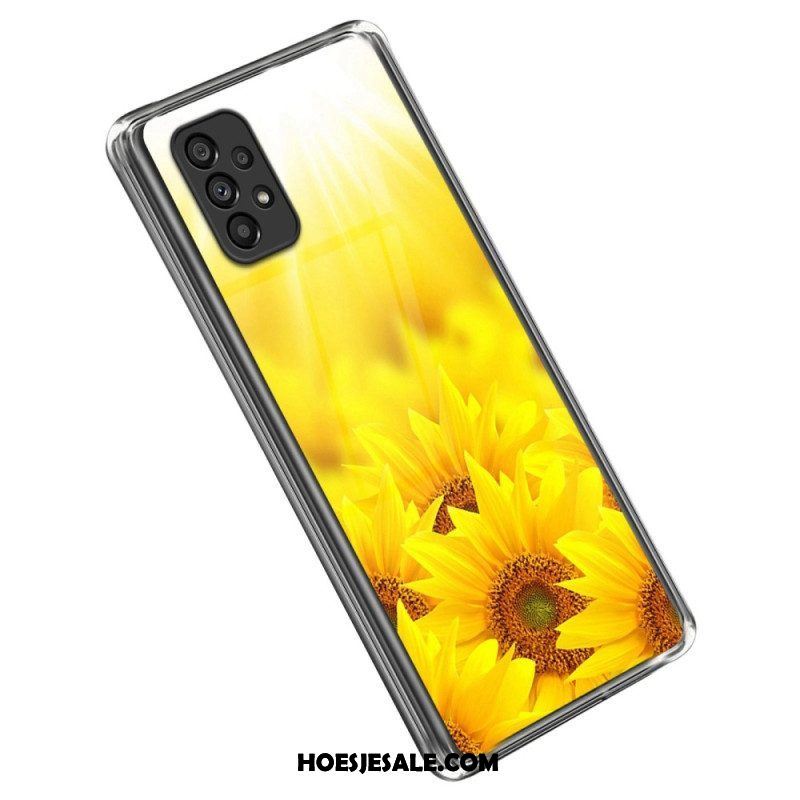 Hoesje voor Samsung Galaxy A53 5G Zonnebloemen