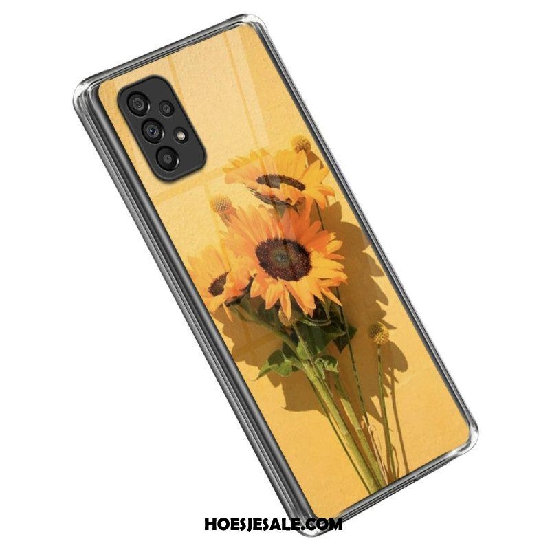 Hoesje voor Samsung Galaxy A53 5G Zonnebloemen