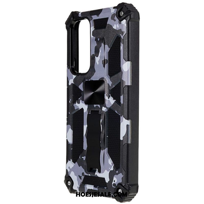 Hoesje voor Samsung Galaxy A54 5G Camouflage Verwijderbare Ondersteuning