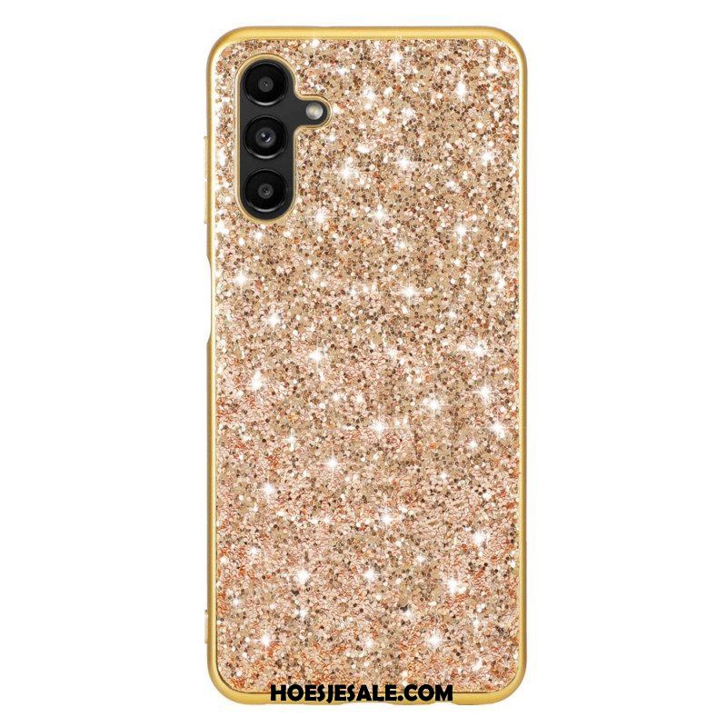 Hoesje voor Samsung Galaxy A54 5G Elegante Pailletten