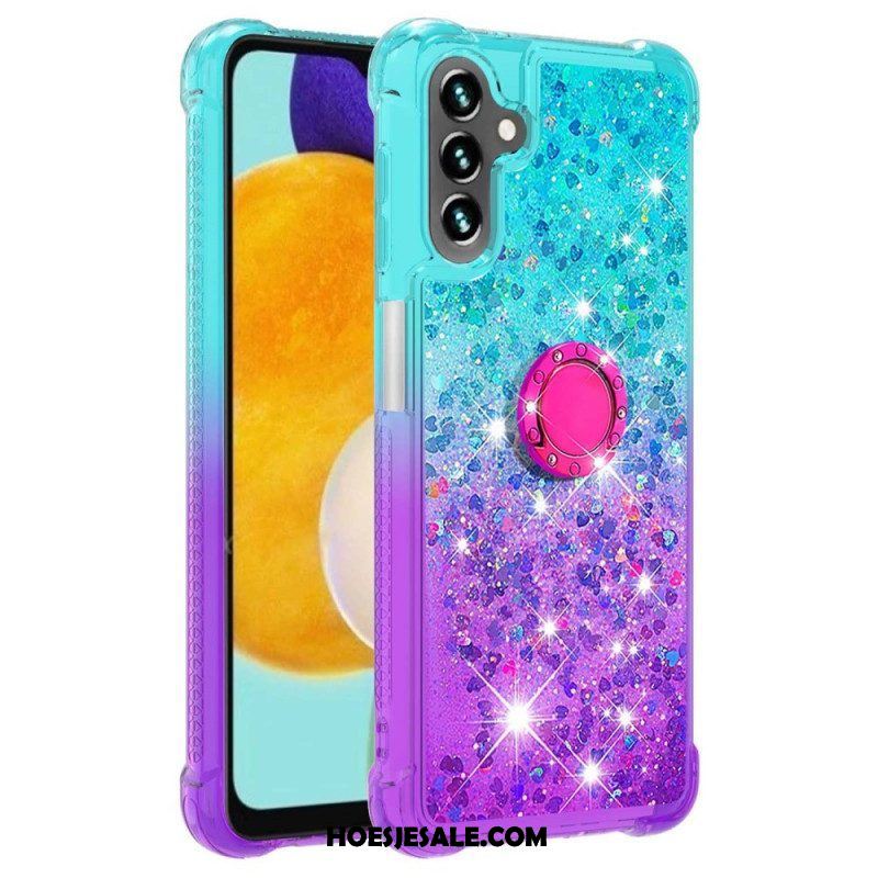 Hoesje voor Samsung Galaxy A54 5G Glitter Ringbeugel