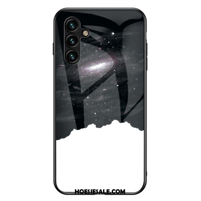 Hoesje voor Samsung Galaxy A54 5G Hemel Gehard Glas