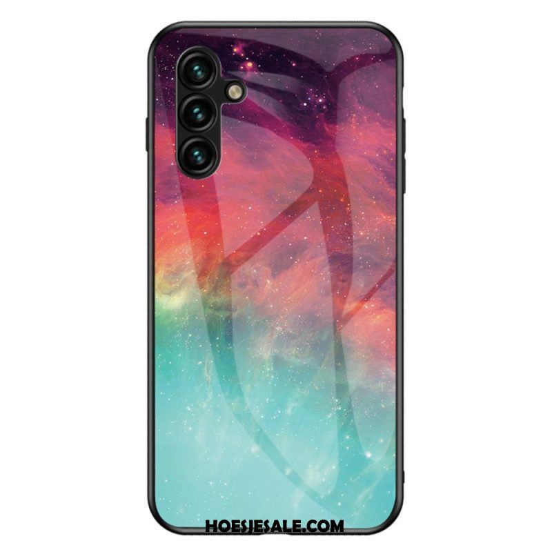 Hoesje voor Samsung Galaxy A54 5G Hemel Gehard Glas