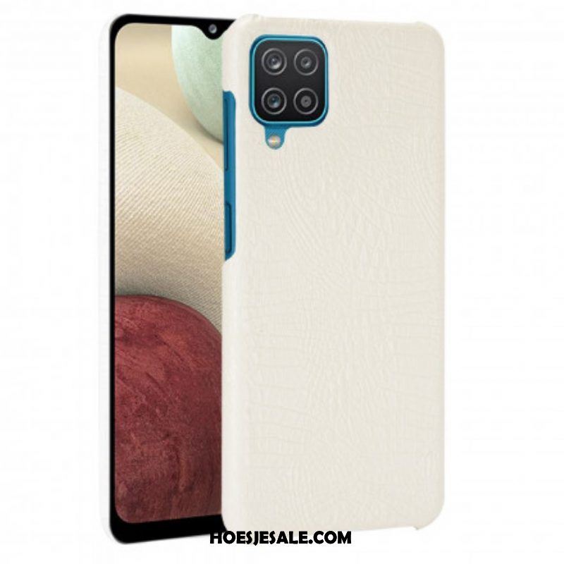 Hoesje voor Samsung Galaxy M12 / A12 Krokodillenhuid-effect