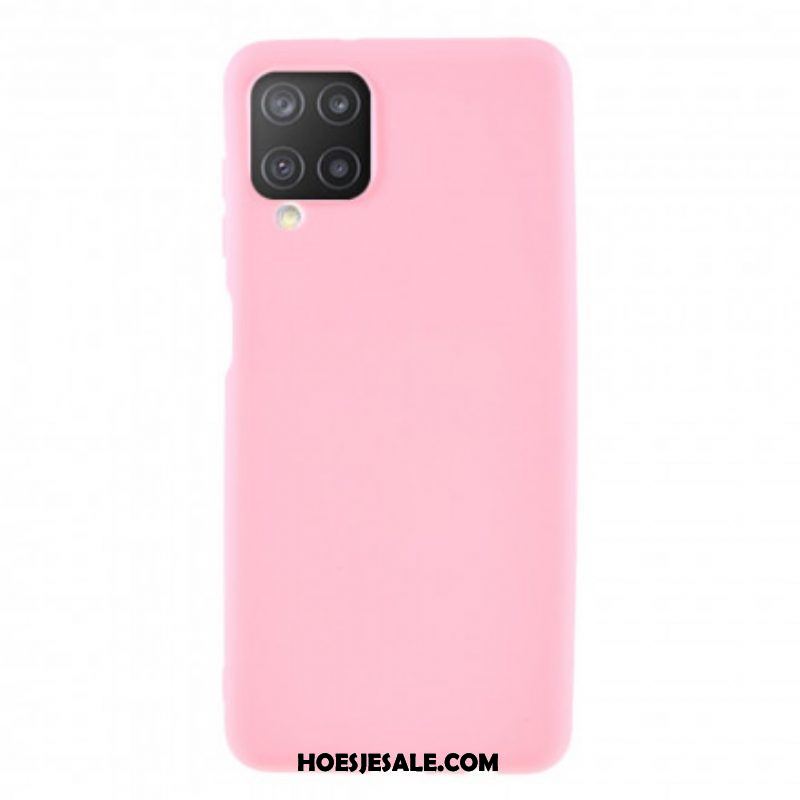 Hoesje voor Samsung Galaxy M12 / A12 Mat Siliconen