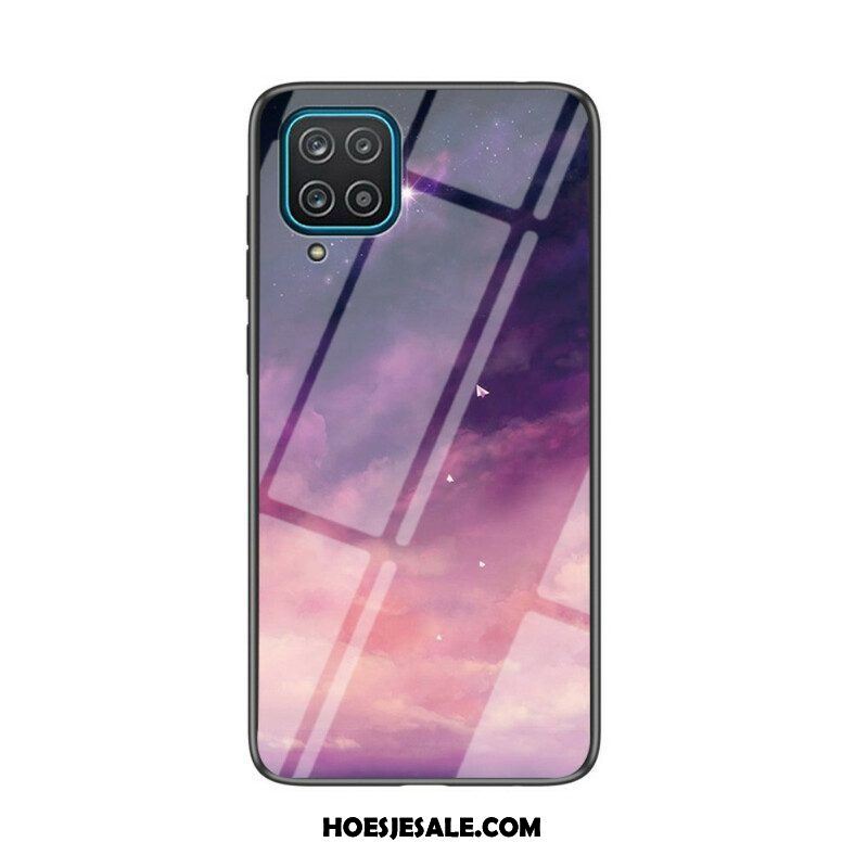 Hoesje voor Samsung Galaxy M12 / A12 Schoonheid Gehard Glas