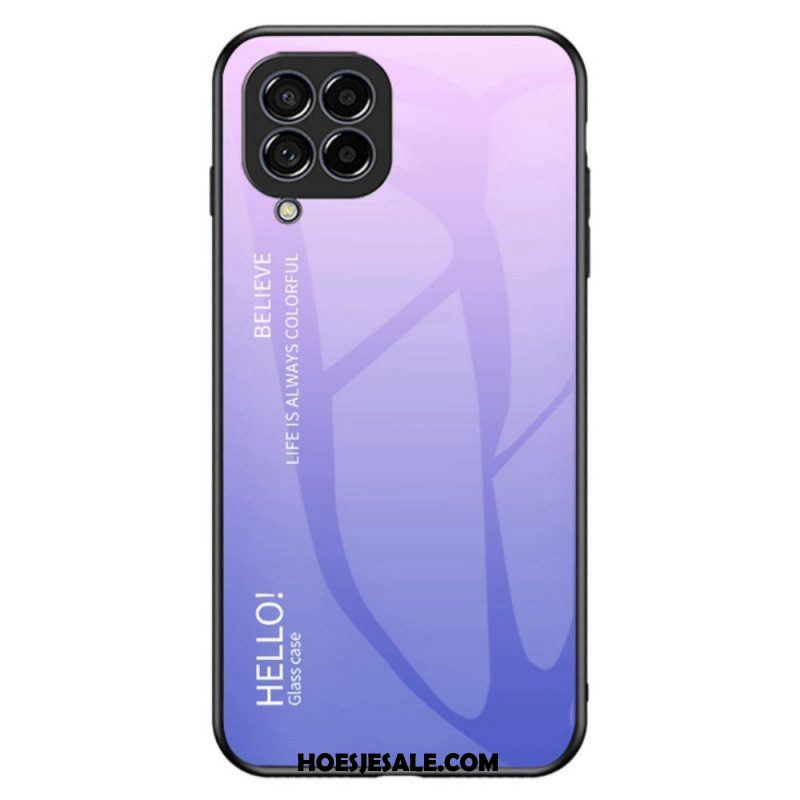 Hoesje voor Samsung Galaxy M33 5G Gehard Glas Hallo