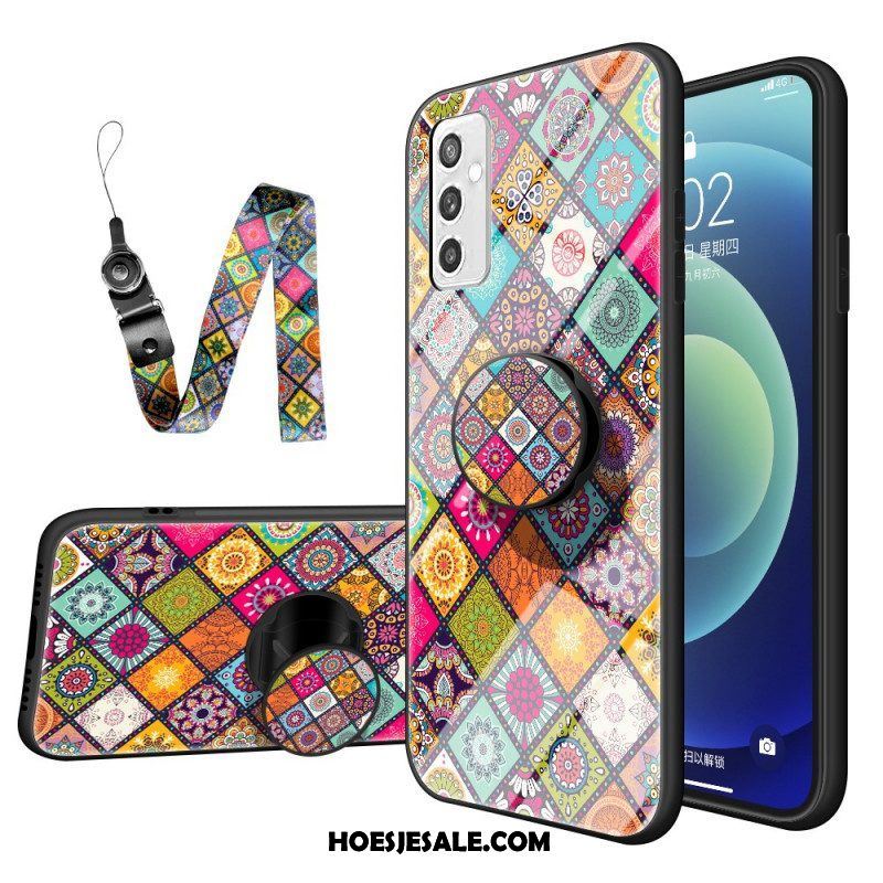 Hoesje voor Samsung Galaxy M52 5G Met Ketting Oosters Bandtapijt