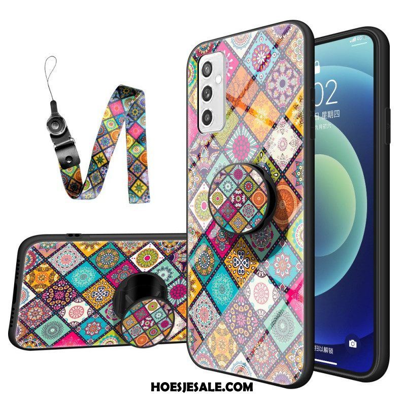 Hoesje voor Samsung Galaxy M52 5G Met Ketting Oosters Bandtapijt