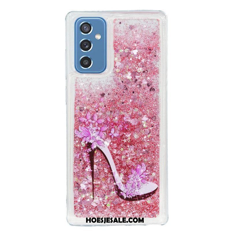 Hoesje voor Samsung Galaxy M52 5G Sprankelende Glitters