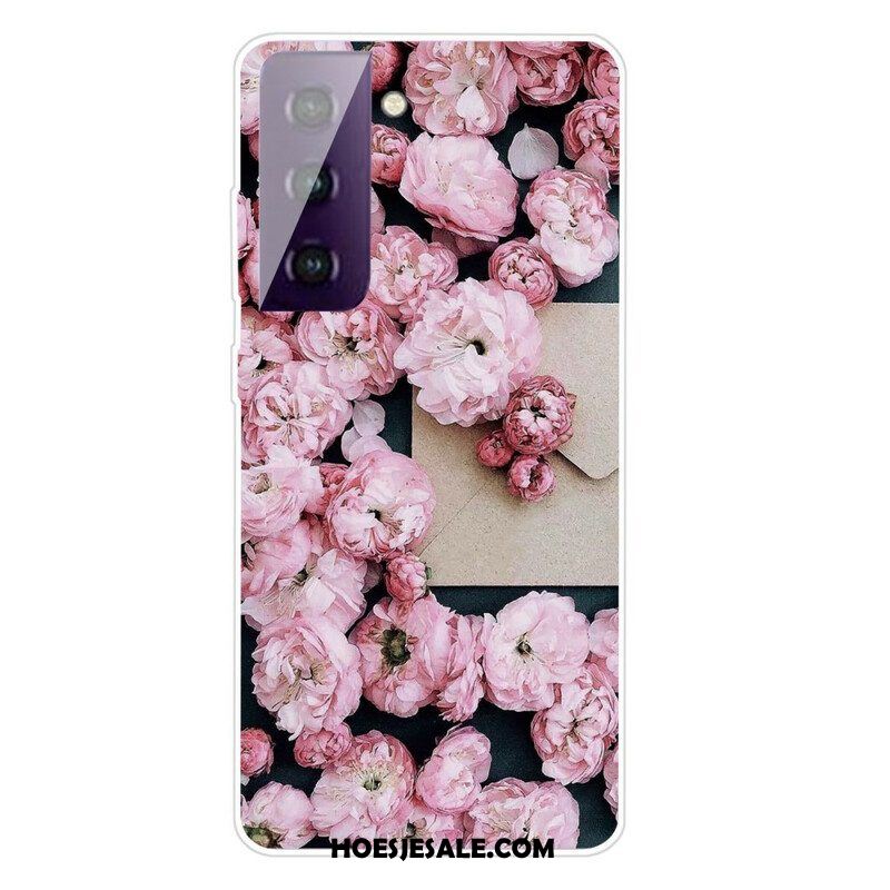 Hoesje voor Samsung Galaxy S21 5G Intense Bloemen