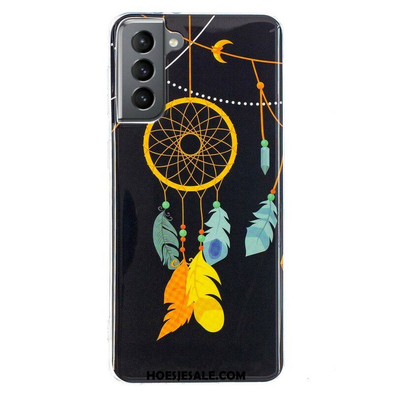 Hoesje voor Samsung Galaxy S21 FE Fluorescerende Dromenvanger