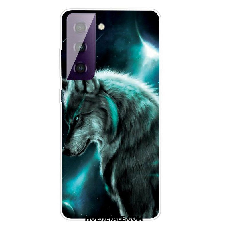 Hoesje voor Samsung Galaxy S21 FE Koninklijke Wolf